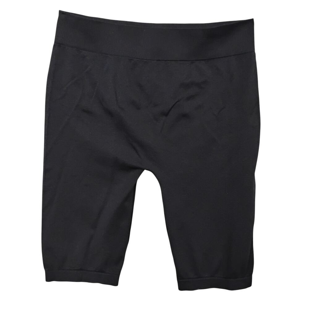 SPLASH Undergarment Biker Shorts OSFM Black Nylon Spandex Blend